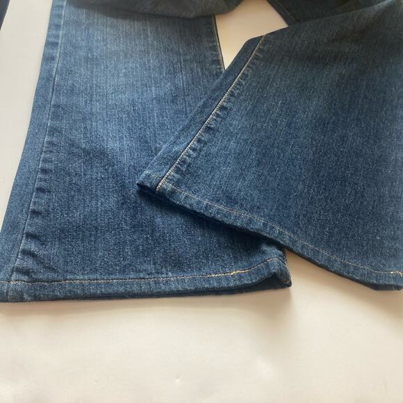 Abercrombie & Fitch Vintage Jeans Womens Size 6 Long Flare Casual Festival Denim - Picture 7 of 12